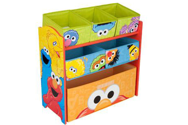 Sesame Street Multi-Bin Toy Organizer