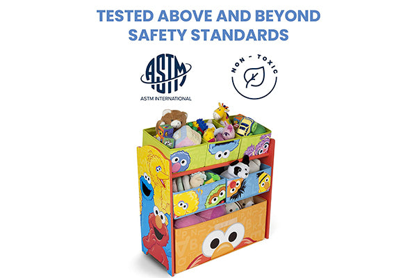 Sesame Street Multi-Bin Toy Organizer