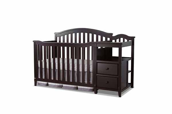 Sorelle Berkley 4 in 1 Crib and Changer - Espresso