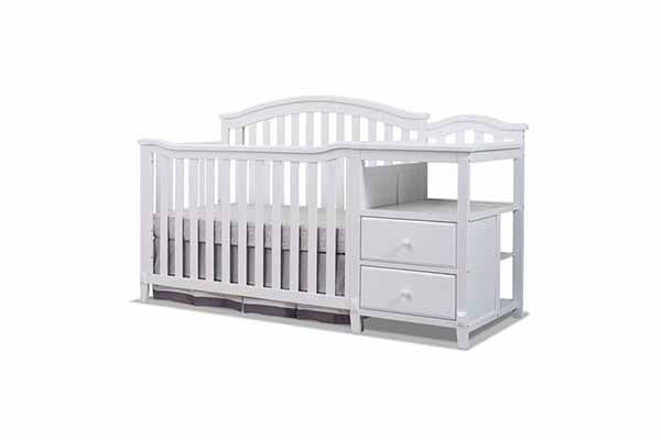 Sorelle Berkley 4 in 1 Crib and Changer - White