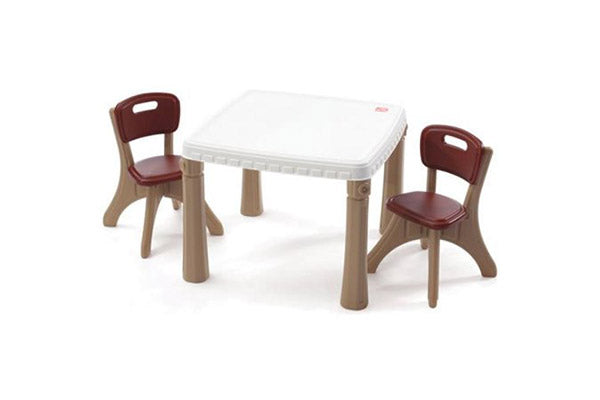 Step2 LifeStyle Kids Table and 2 Chairs Set, Brown