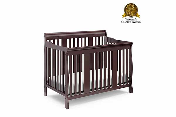 Storkcraft Tuscany 4 in 1 Convertible Crib Espresso