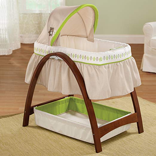 Summer Infant Bentwood Bassinet with Motion