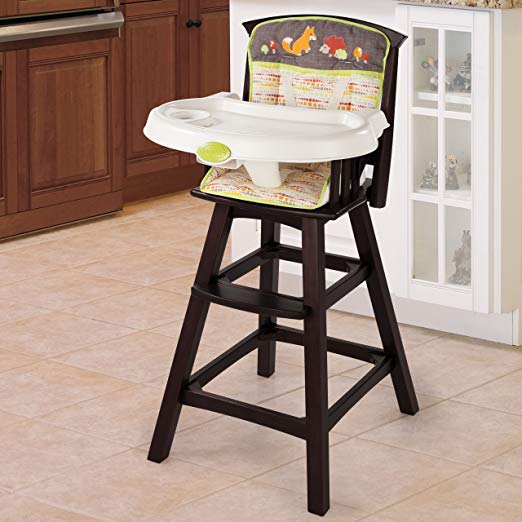 summer infant high chair Summer Infant Classic Comfort Wood High Chair, Fox & Friends