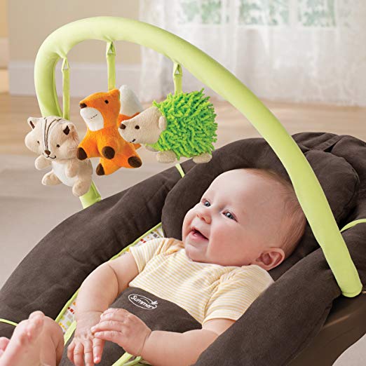 Summer Infant Sweet Comfort Musical Bouncer, Fox and Friends