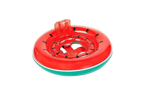 Sunnylife Kids Inflatable Pool or Beach Floating Seat Raft Watermelon Red