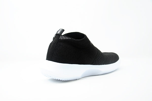 Venettini 51-Venus Black Knit/White Sneakers