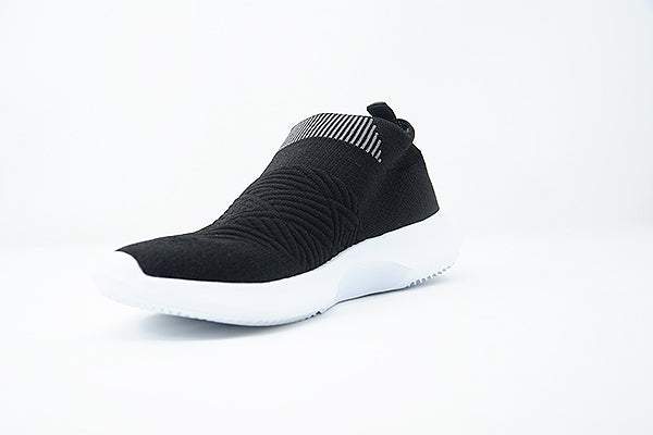 Venettini 51-Venus Black Knit/White Sneakers