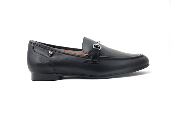 Venettini Boys 55-Sage Black Shinny Leather Shoe