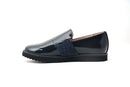 Venettini 55-Noka Slip-On with Navy Sparkle Elastic