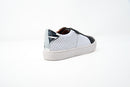 Venettini Kids 55-Titan Black/White Perforated Sneakers
