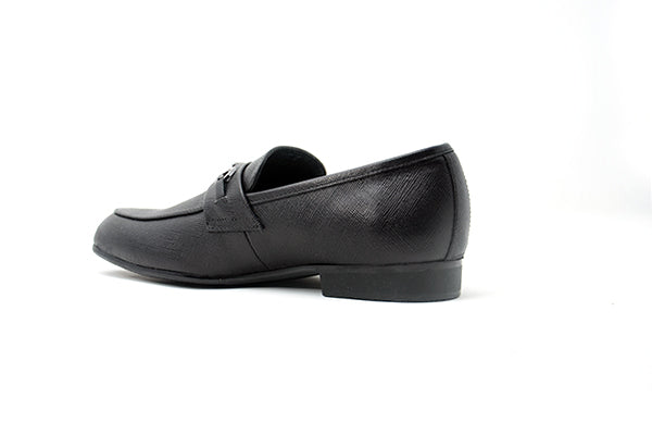 Venettini Boys 55-Chase1 Black Gambino Leather Loafer