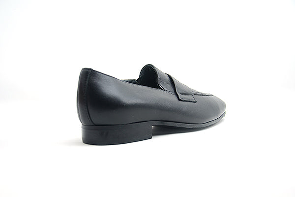 Venettini Boys 55-Ace Black Designer Leather Loafer