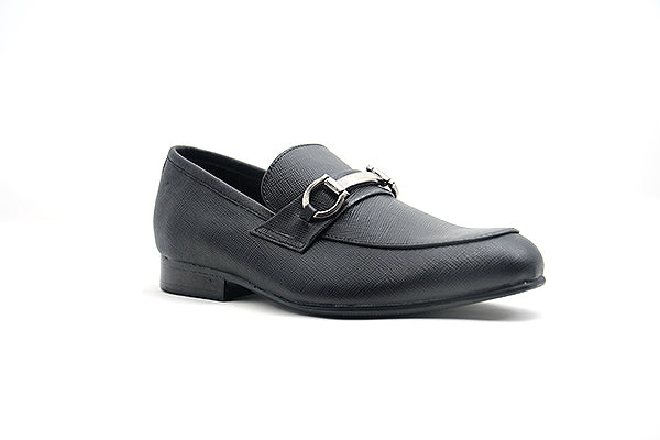 Venettini Boys 55-Ace14 Black Gambino Leather Shoe