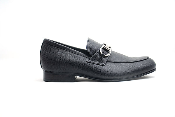 Venettini Boys 55-Ace14 Black Gambino Leather Shoe