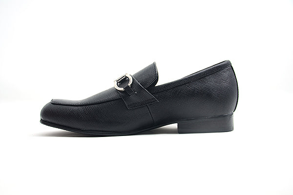 Venettini Boys 55-Ace14 Black Gambino Leather Shoe