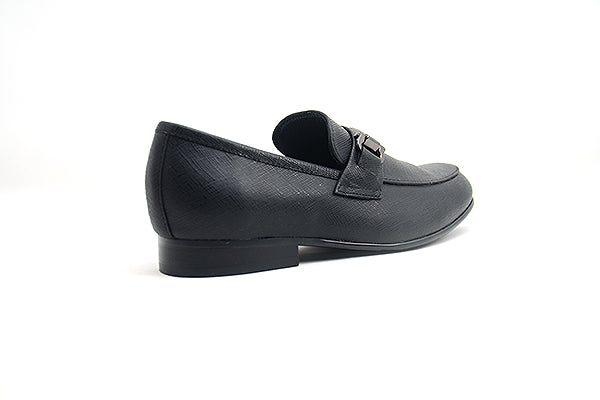 Venettini Boys 55-Ace Black Designer Loafer