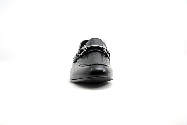 Venettini Boys 55-Ace58B Black Positano Leather Shoe