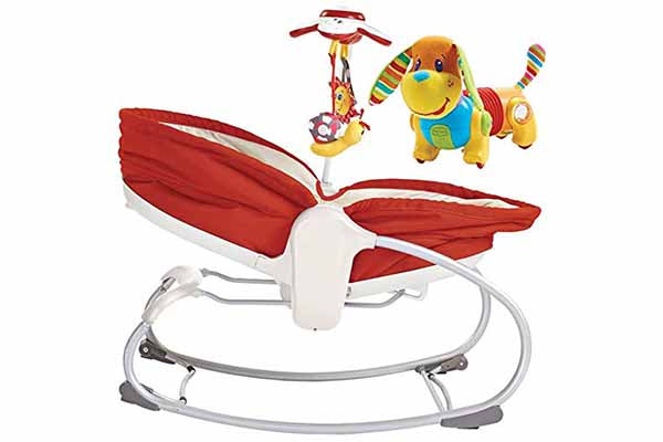 Tiny Love 3 in 1 Rocker Napper, Red