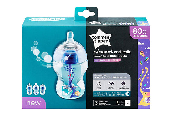 Tommee Tippee Advanced Anti-Colic Bottles 3 Pack - 260ml