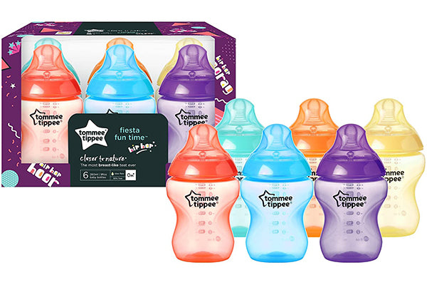 Tommee Tippee Fiesta Bottles 6 Pack 260ml