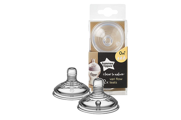 Tommee Tippee Closer to Nature Variable Flow Teats, 2 Counts