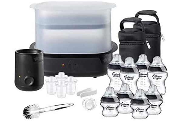 Tommee Tippee Closer to Nature Complete Feeding Set Black