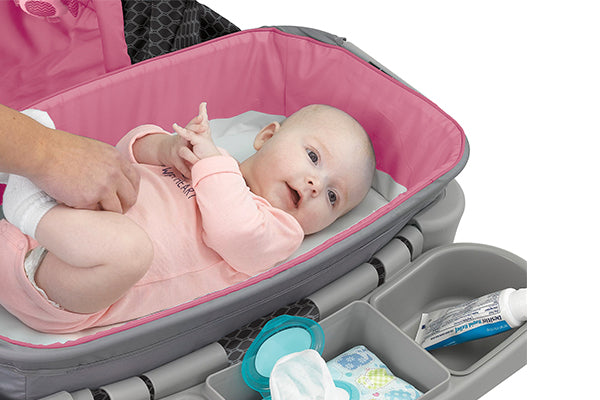 Urbini Nesti 4-in-1 Playard, Pink