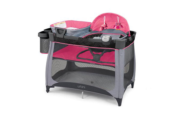 Urbini Nesti 4-in-1 Playard, Pink