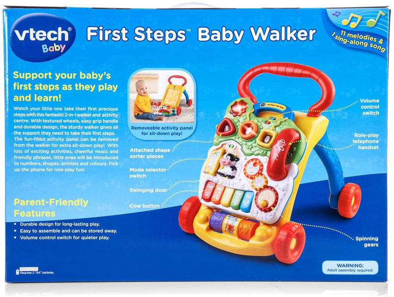 VTech First Steps Baby Walker, Blue