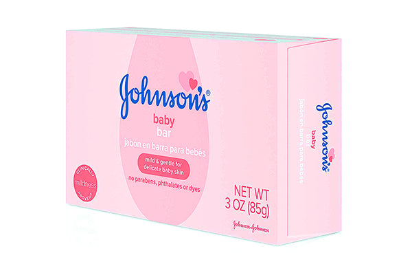 Johnson's Baby Soap Bar Gentle for Baby Bath and Skin Care, Hypoallergenic, 3oz